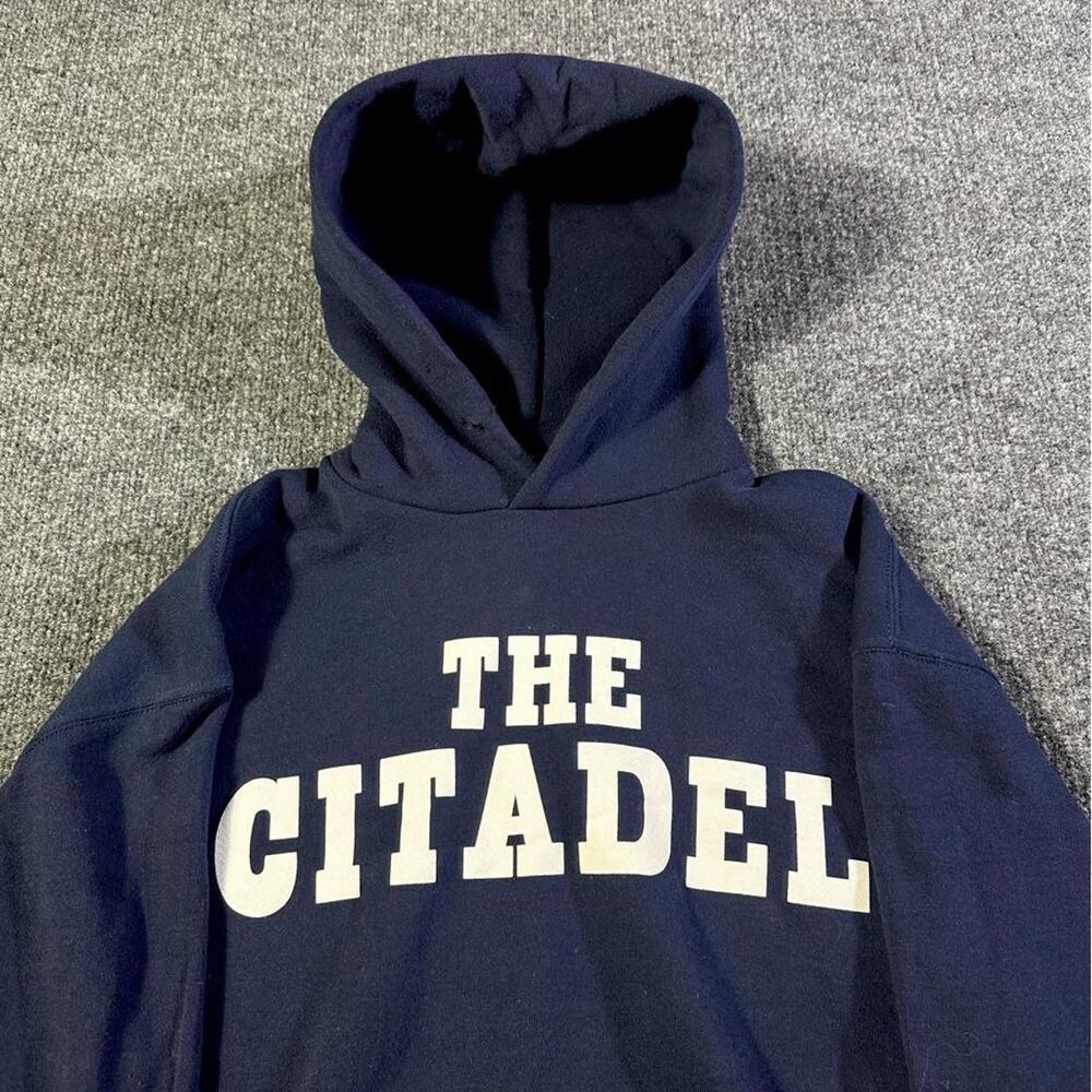 Russell-athletic Men's Navy and Blue Hoodie